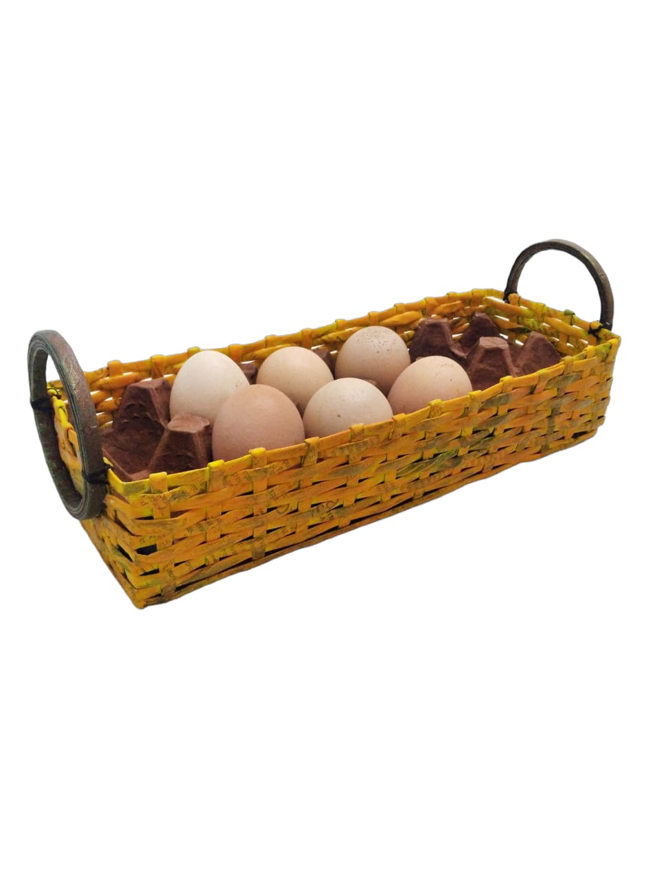 Cubeta porta huevos x12